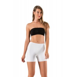 Lazer Uzun Şort Boxer Beyaz